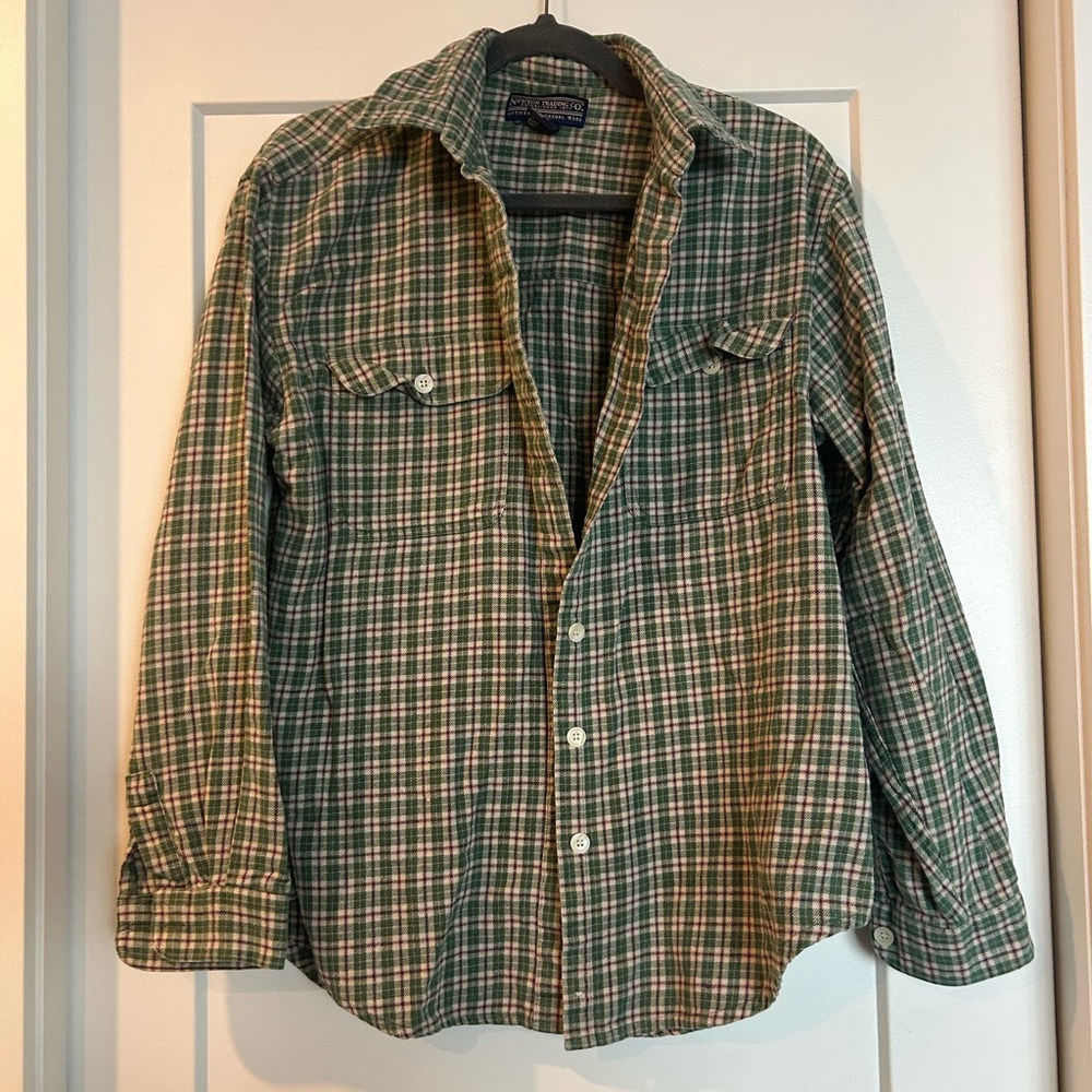 Green & Red Plaid Men's Shirt